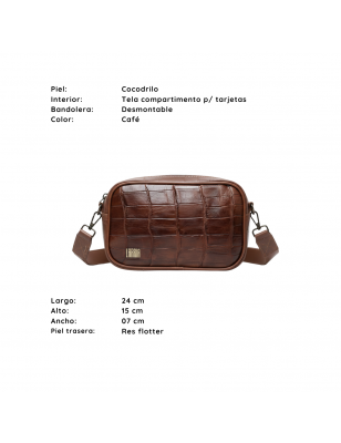 Bolsa de mano unisex genuina de cocodrilo Bolsa de mano unisex genuina de cocodrilo