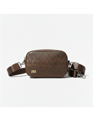 Bolsa de mano unisex genuina de pitón