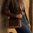 Sofía | Bolsa femenina de avestruz genuina